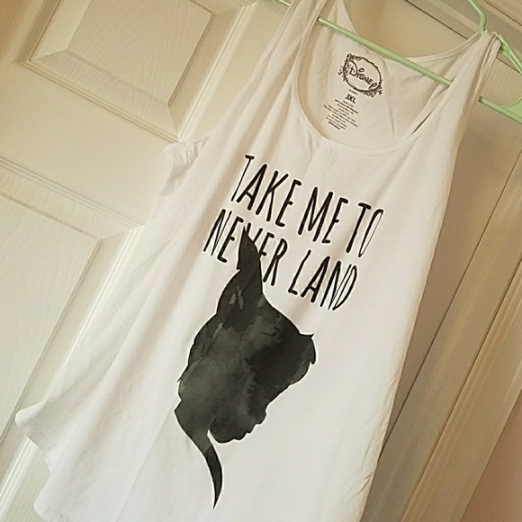 Hot Topic Tops - Hot Topic / Disney 3xl white Peter Pan tank
